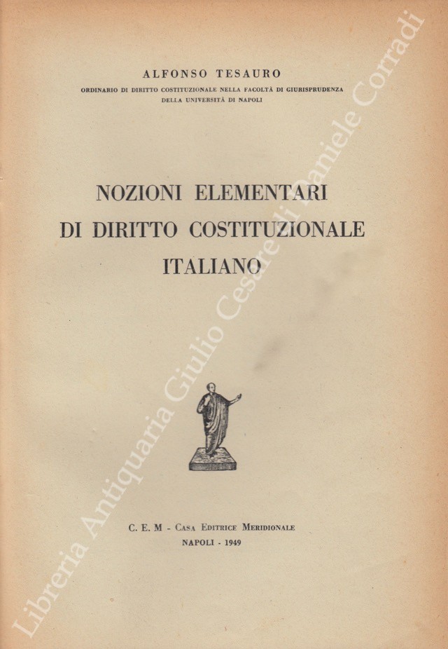 Nozioni elementari di diritto costituzionale italiano