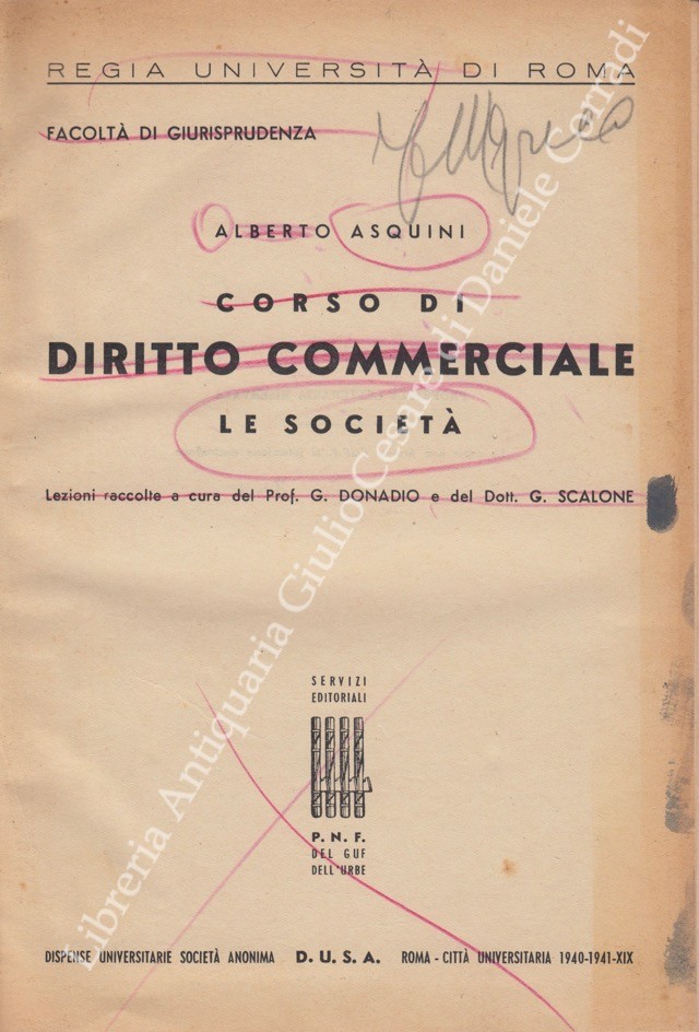Corso di diritto commerciale