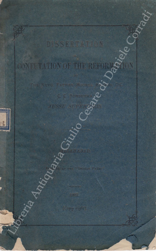 Dissertation a confutation of the reformation