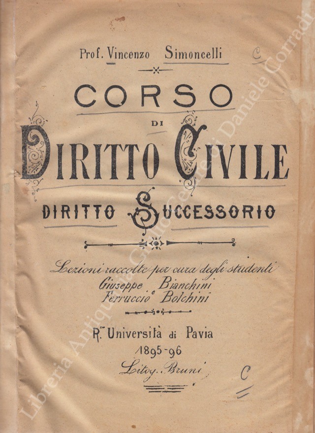 Corso di diritto civile