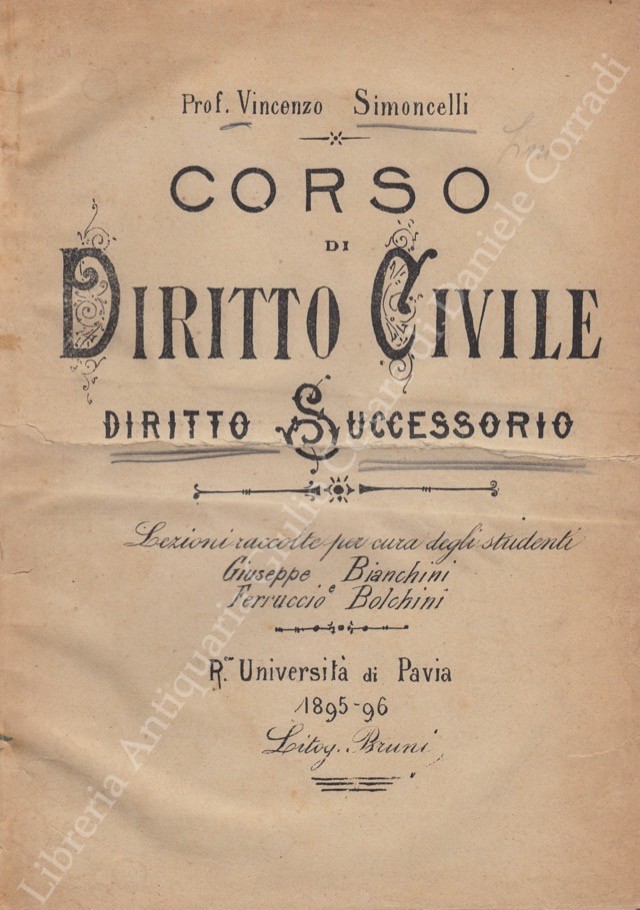 Corso di diritto civile