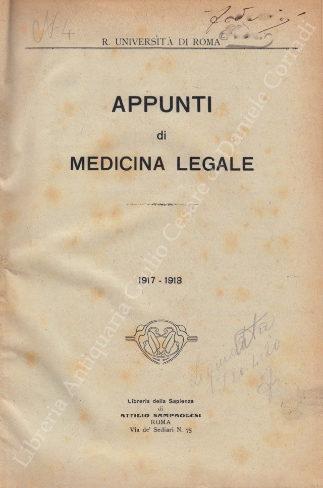 Appunti di medicina legale