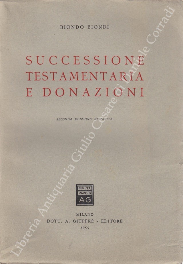 Successione testamentaria e donazioni