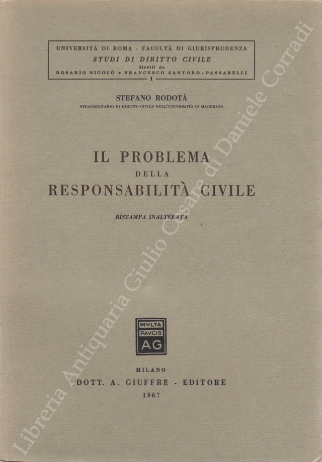 Il problema della responsabilità civile