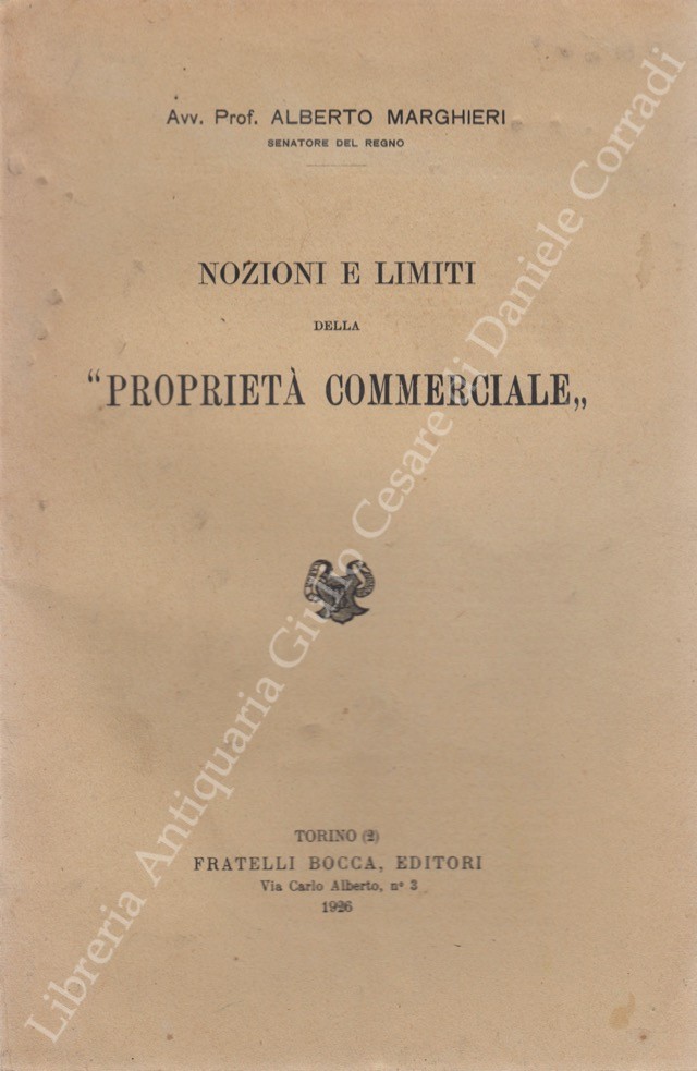 Nozioni e limiti della proprietà commerciale