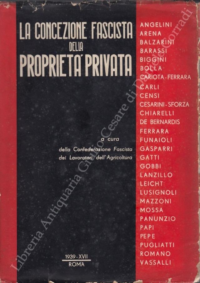 La concezione fascista della proprietà privata