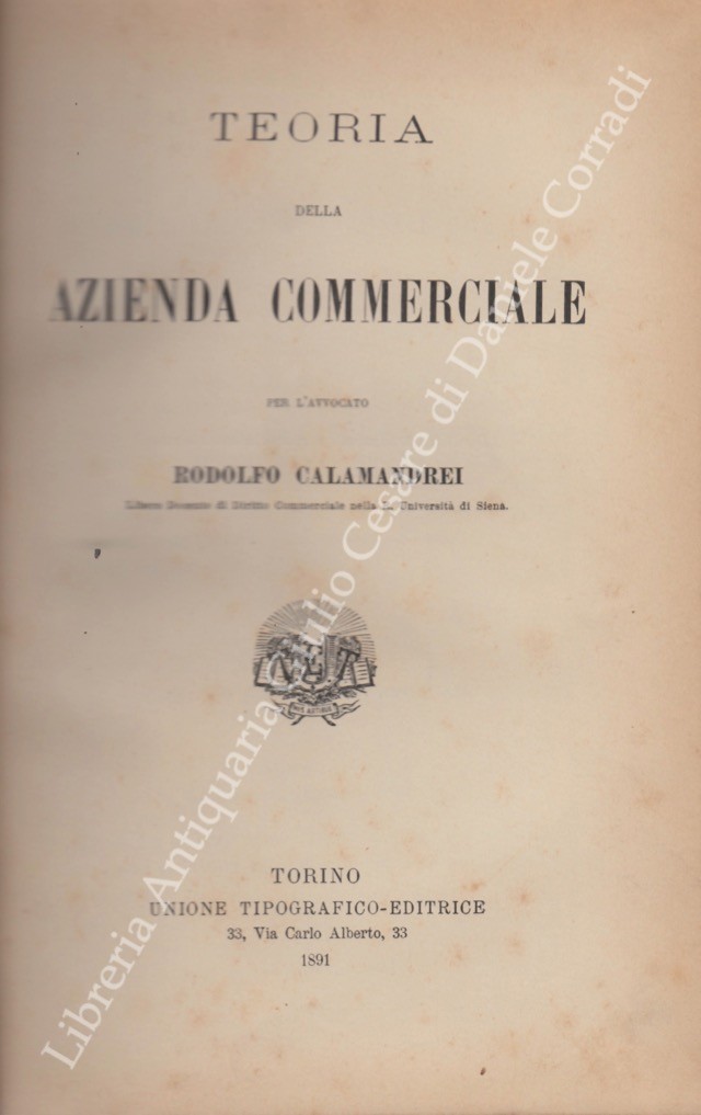 Teoria della azienda commerciale