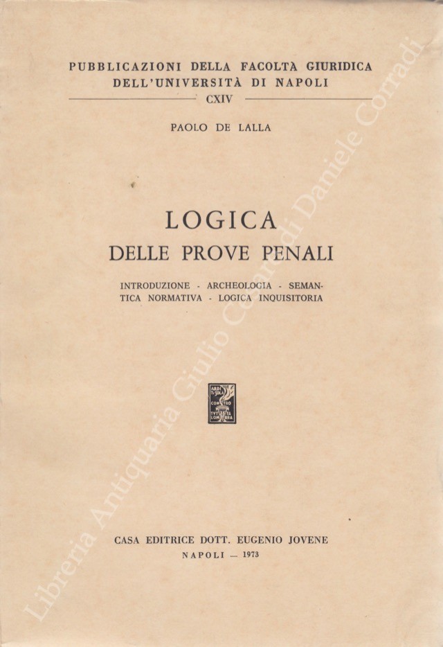 Logica delle prove penali