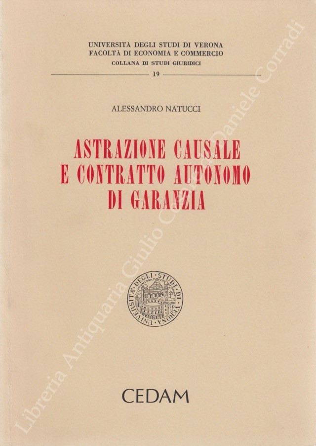 Astrazione causale e contratto autonomo di garanzia