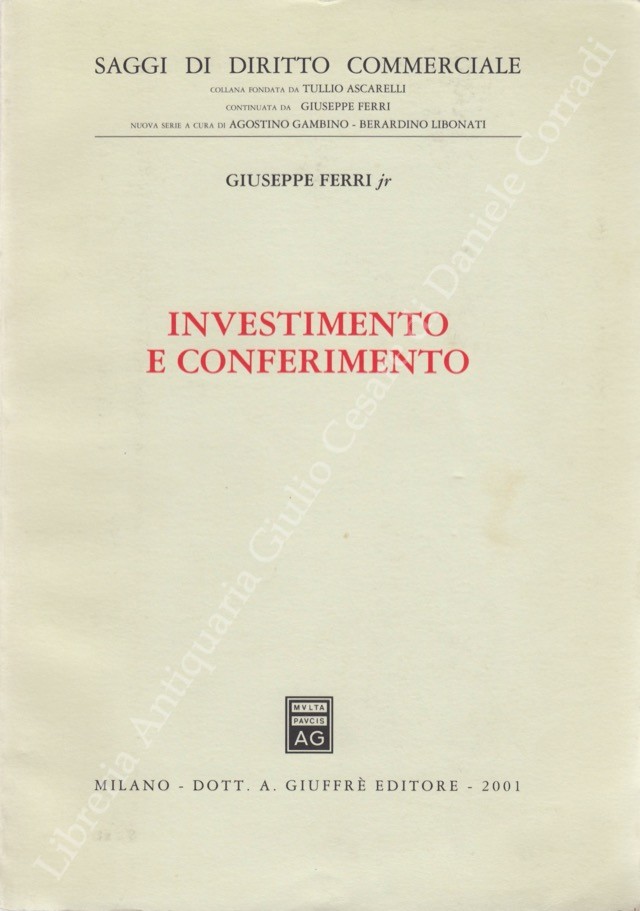Investimento e conferimento