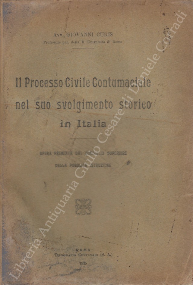 Il processo civile contumaciale