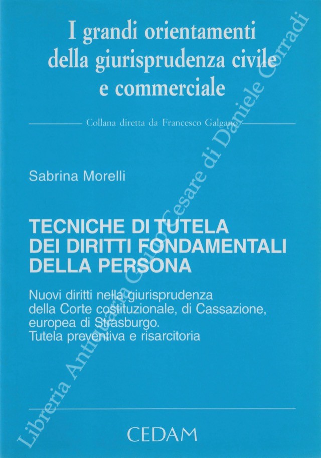 Tecniche di tutela dei diritti fondamentali della persona