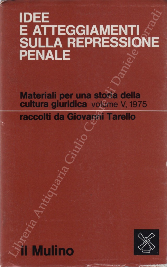 Materiali per una storia della cultura giuridica