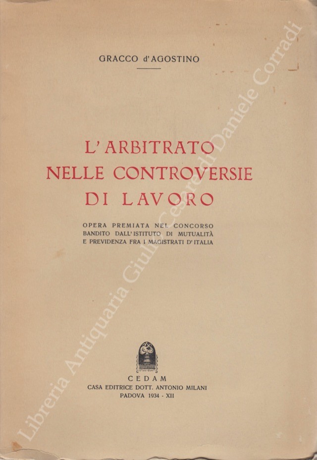 L'arbitrato nelle controversie di lavoro