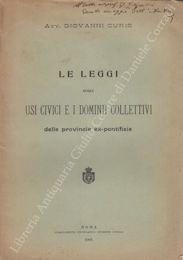 Le leggi sugli usi civici e i dominii collettivi delle province ex-pontificie