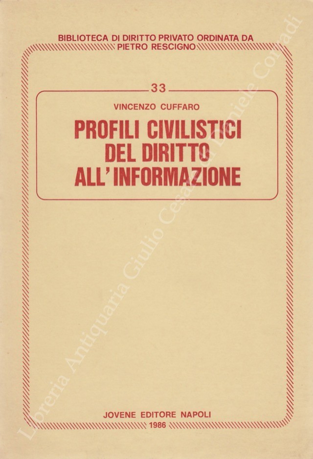 Profili civilistici del diritto all'informazione