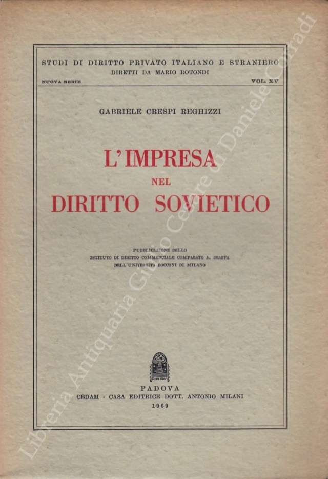 L'impresa nel diritto sovietico