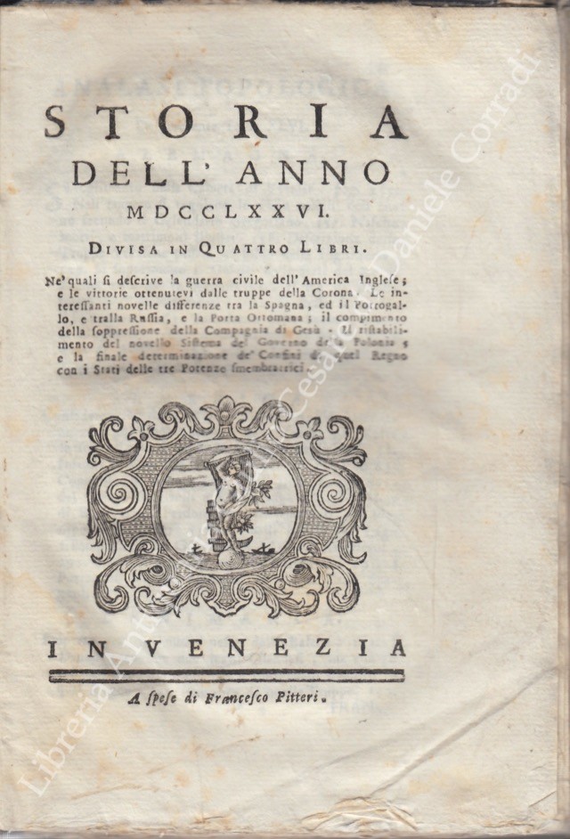 Storia dell'anno MDCCLXXVI