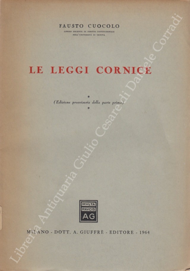Le leggi cornice