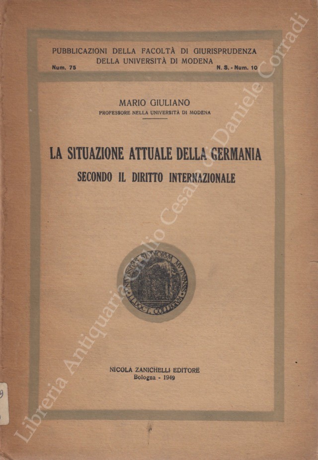 La situazione attuale della Germania secondo il diritto internazionale