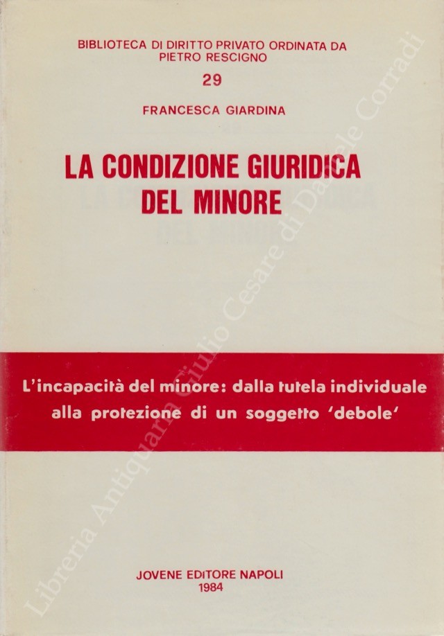 La condizione giuridica del minore