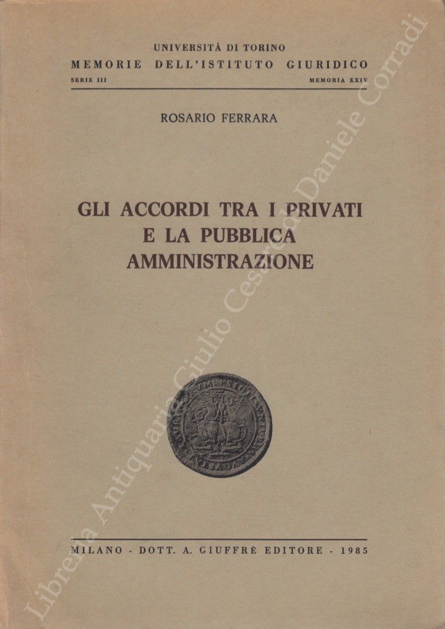 Gli accordi tra i privati e la pubblica amministrazione