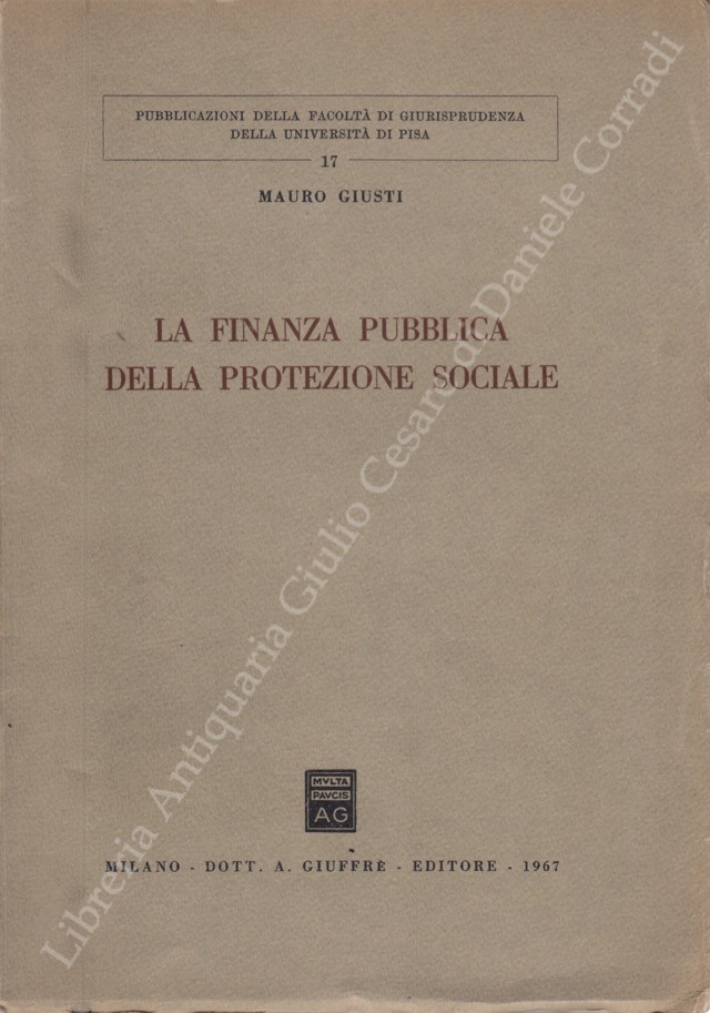 La finanza pubblica della protezione sociale