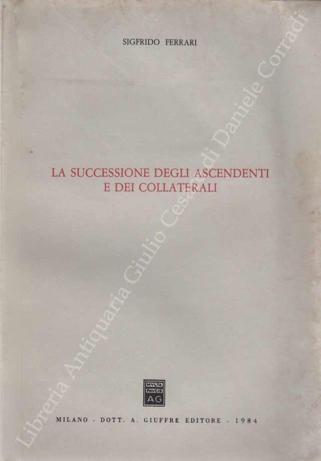 La successione degli ascendenti e dei collaterali