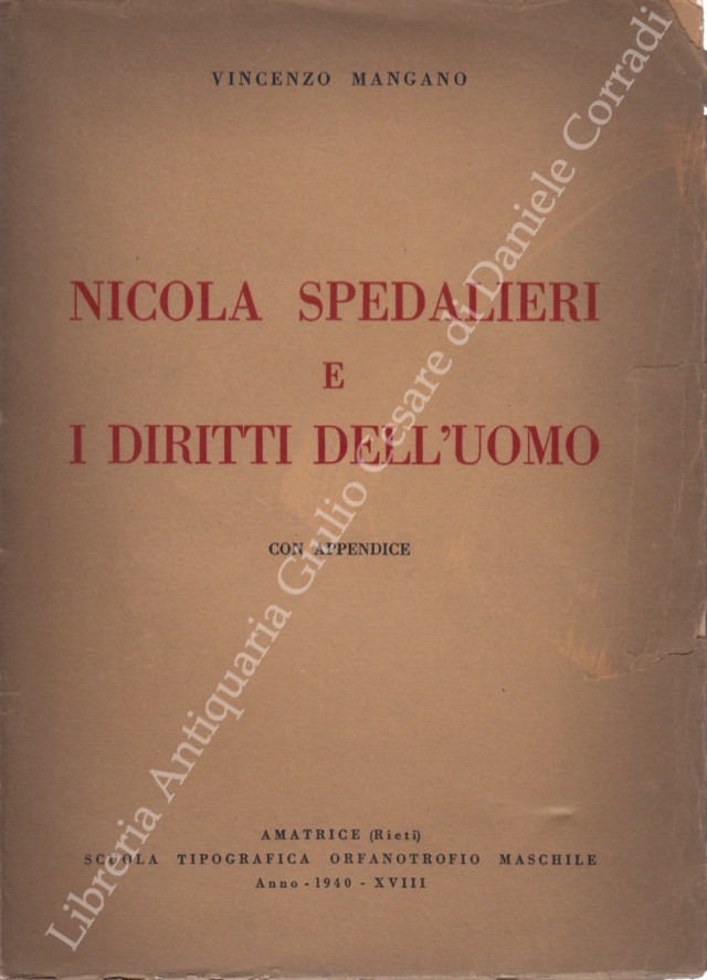 Nicola Spedalieri e i diritti dell'uomo