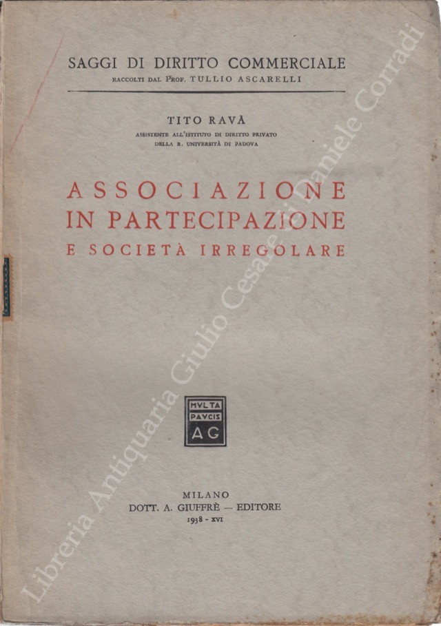 Associazione in partecipazione e società irregolare