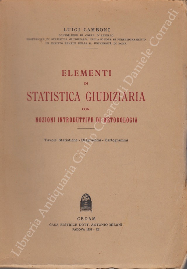 Elementi di statistica giudiziaria 