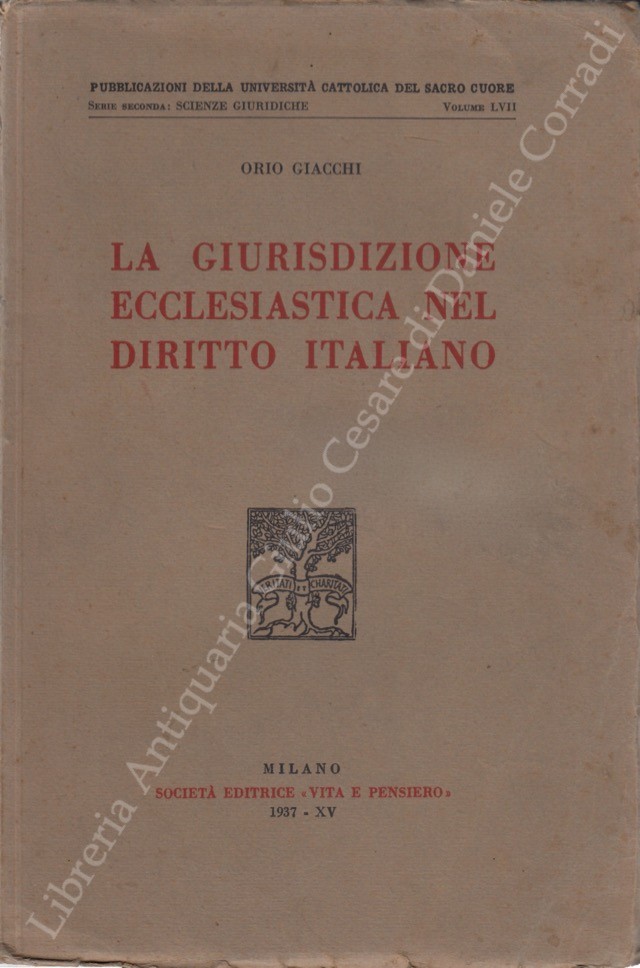 La giurisdizione ecclesiastica nel diritto italiano