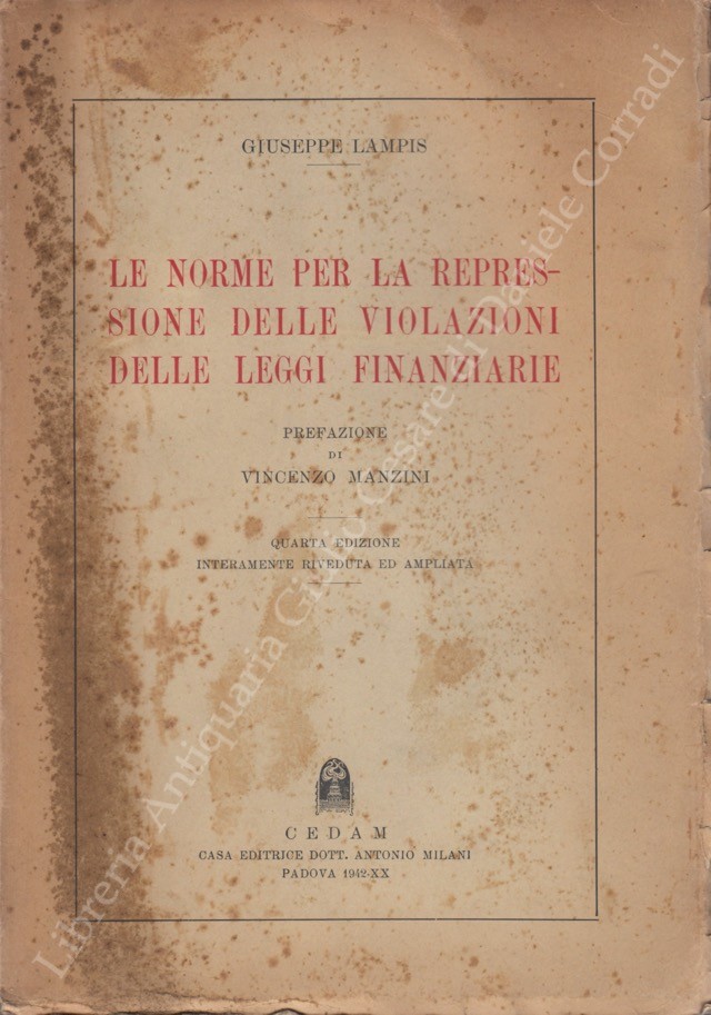 Le norme per la repressione delle violazioni delle leggi finanziarie