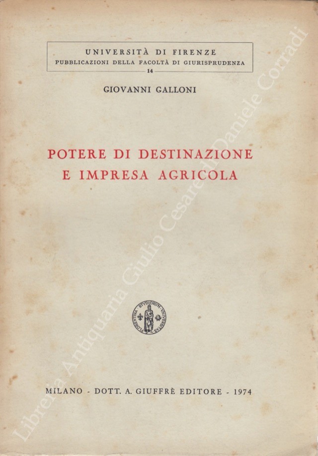 Potere di destinazione e impresa agricola