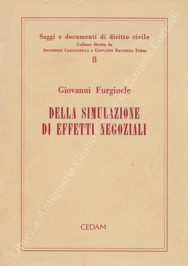 Della simulazione di effetti negoziali