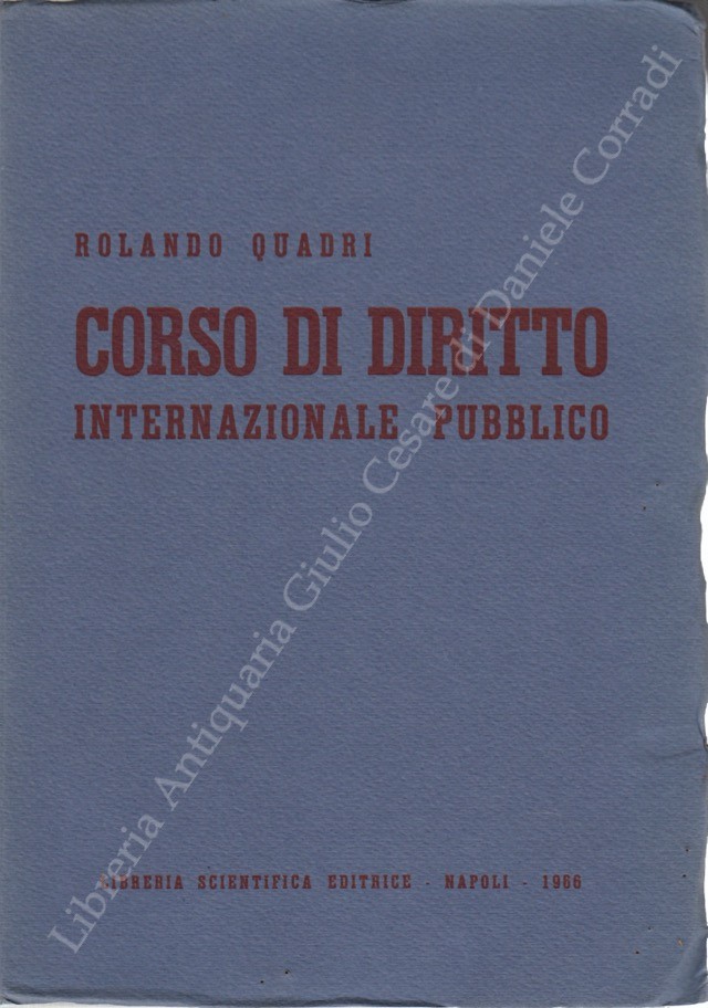 Corso di diritto internazionale pubblico