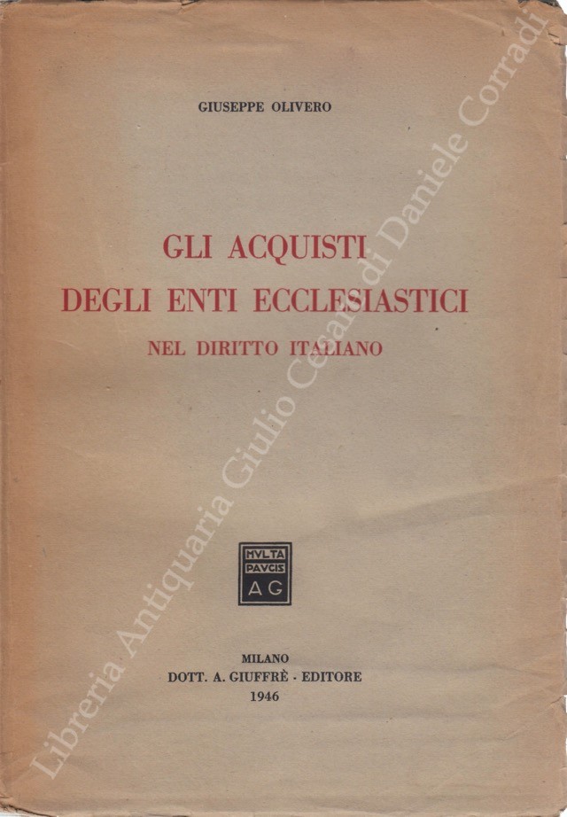 Gli acquisti degli enti ecclesiastici nel diritto italiano