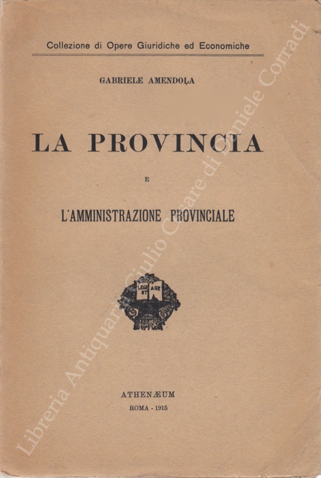 La provincia e l'amministrazione provinciale