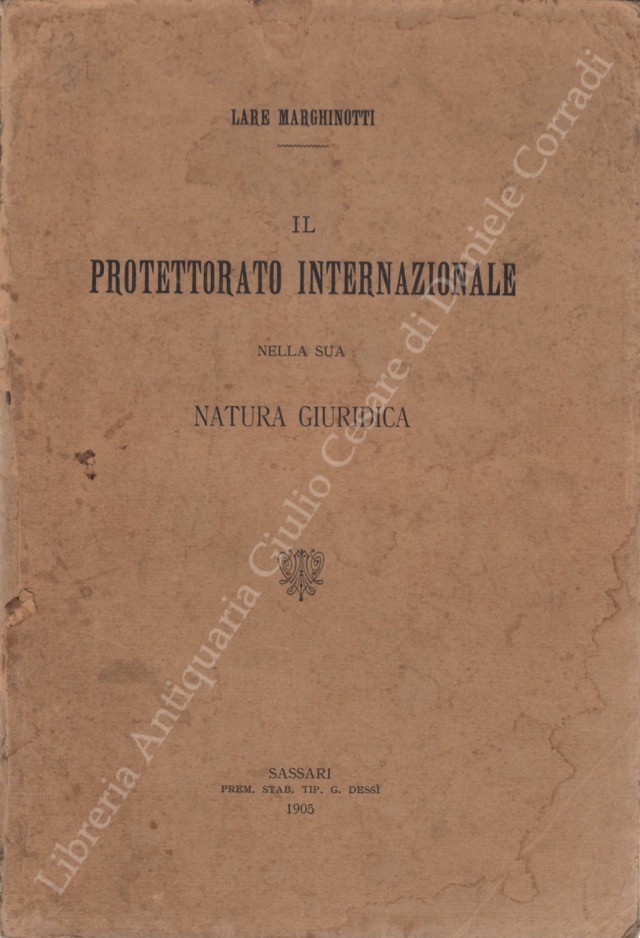 Il protettorato internazionale nella sua natura giuridica