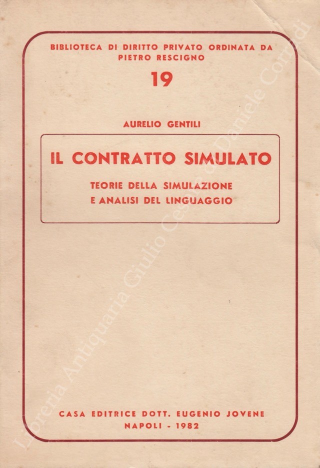 Il contratto simulato