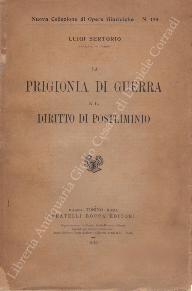 La prigionia di guerra e il diritto di postliminio
