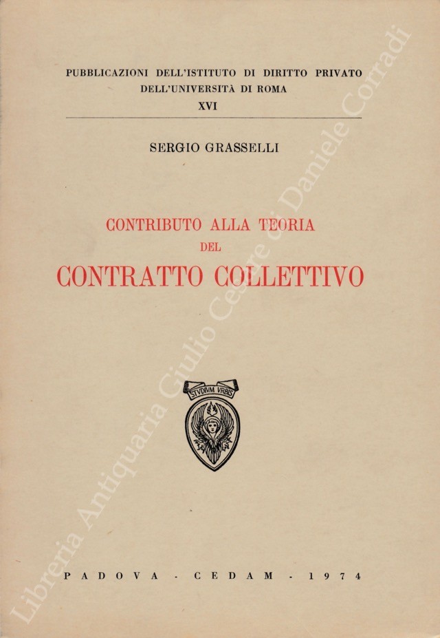 Contributo alla teoria del contratto collettivo