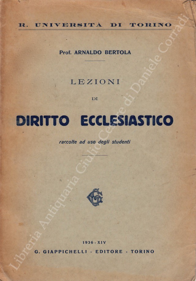 Lezioni di diritto ecclesiastico