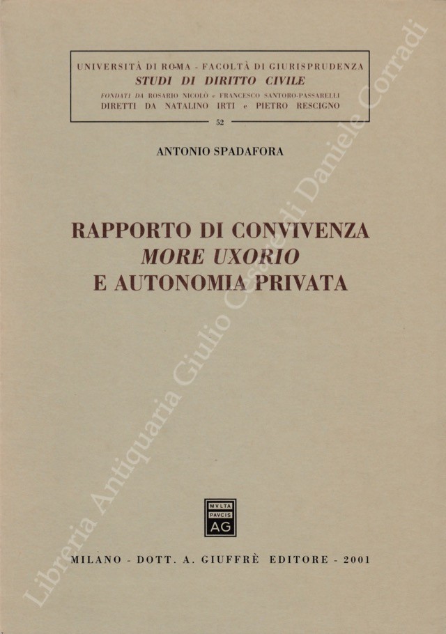 Rapporto di convivenza more uxorio e autonomia privata
