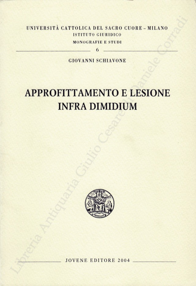 Approfittamento e lesione infra dimidium