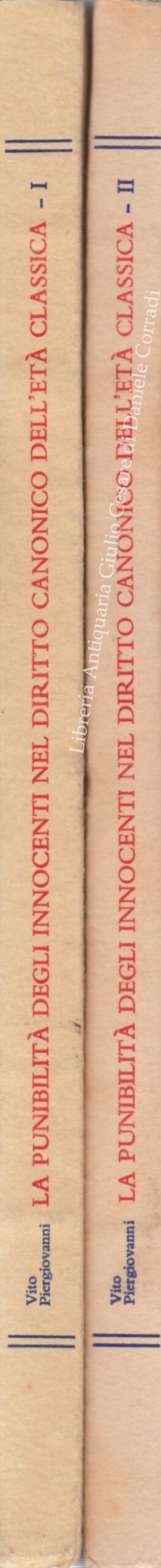 La punibilità degli innocenti nel diritto canonico dell'età classica