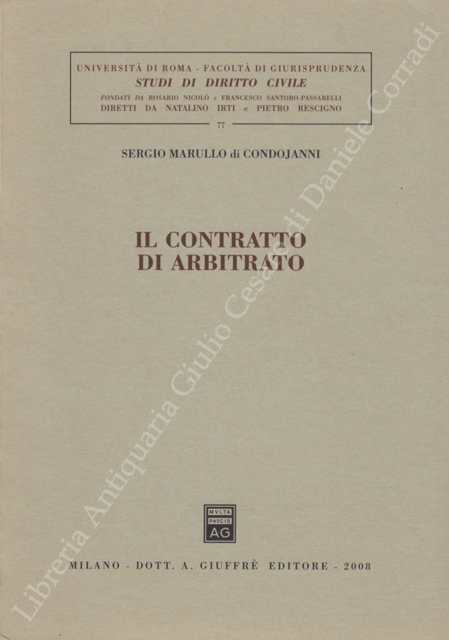 Il contratto di arbitrato