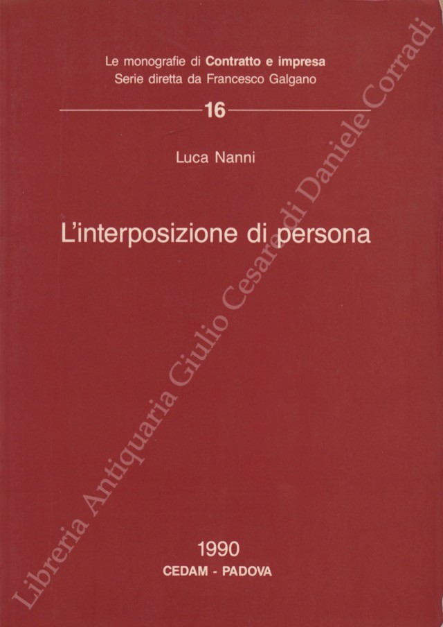 L'interposizione di persona
