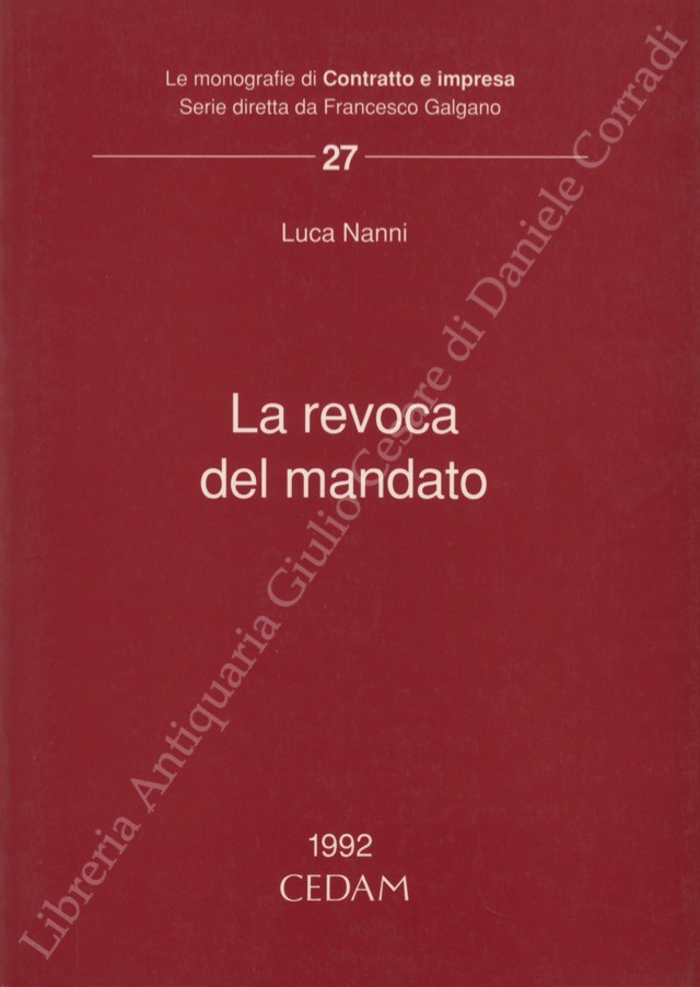 La revoca del mandato