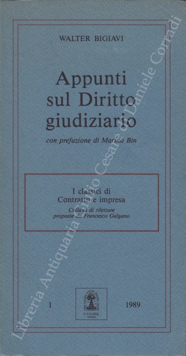 Appunti sul diritto giudiziario